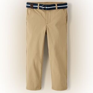 Gymboree quick dry chino uniform pants in sesame color